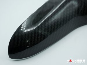 FIAT 500 Trunk Handle Cover - Carbon Fiber - Gloss Finish